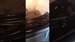 Подготовка и покраска капота Газель в гаражных условиях!
