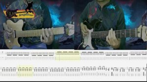 The Warning - CHOKE - Guitar Cover TABS Tutorial