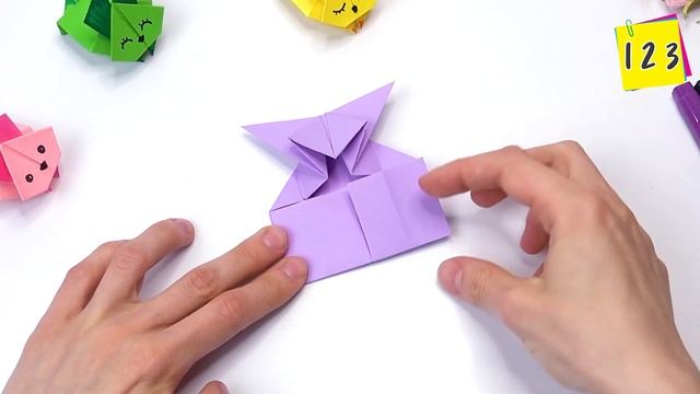 Jumping paper RABBIT - How to make paper RABBIT смотреть онлайн