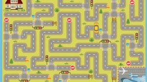 Познавательные игры. Лабиринт Такси. Играемся.ру