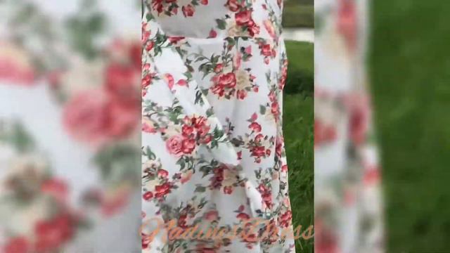 Платье «Roses midi» // Ткань Штапель // 44 - 46 размер