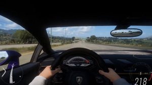 Форза Хорайзен 5|Lamborghini Huracan EVO(Ламборгини)|Вождение на руле Logitech Momo Racing часть 1