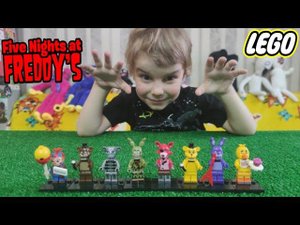 5 Ночей с Фредди Лего Аниматроники Минифигурки /5 Nights at Freddy's Lego minifigures animatronics