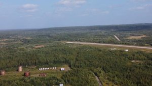 Посадка Ан-24 в с. Усть-Цильма