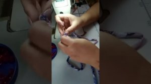 Бусы из ткани своими руками