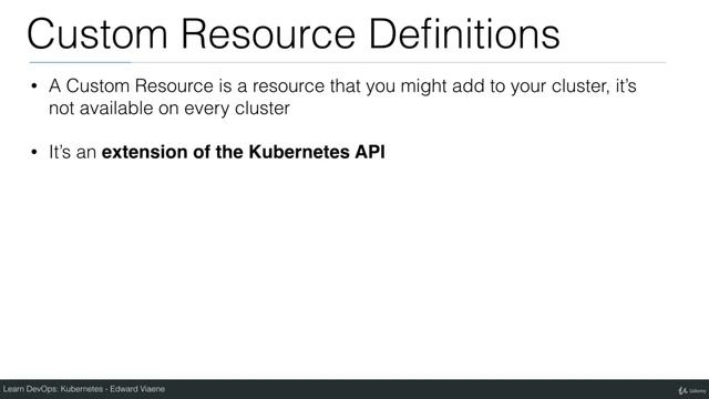 Custom Resource Definitions CRDs | Kubernetes Tutorial