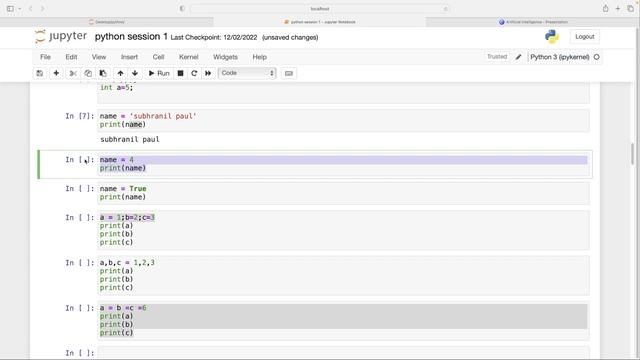 P-04: Variables In Python | Static Typing And Dynamic Typing | Python for Beginners