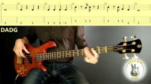 Pink Floyd - Another Brick in the Wall (Bass cover with TAB)
