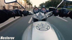 ПОКАТУШКИ НА МОТО ПО ГОРОДУ!! Питер..СПБ.
