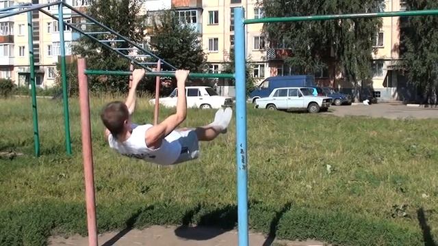 Попытка подтягиваний в горизонтальном висе смотреть онлайн