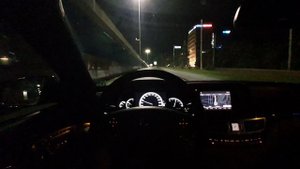 2007 Mercedes Benz S320 CDI W221 POV  Night City Driving 4K