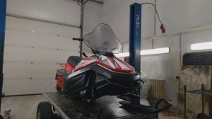 Сборка от упаковки до запуска снегохода Sharmax SHP 680