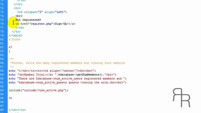 PHP tutorial (Login Form with admin and Advanced features and members accounts part 1 update) смотреть онлайн