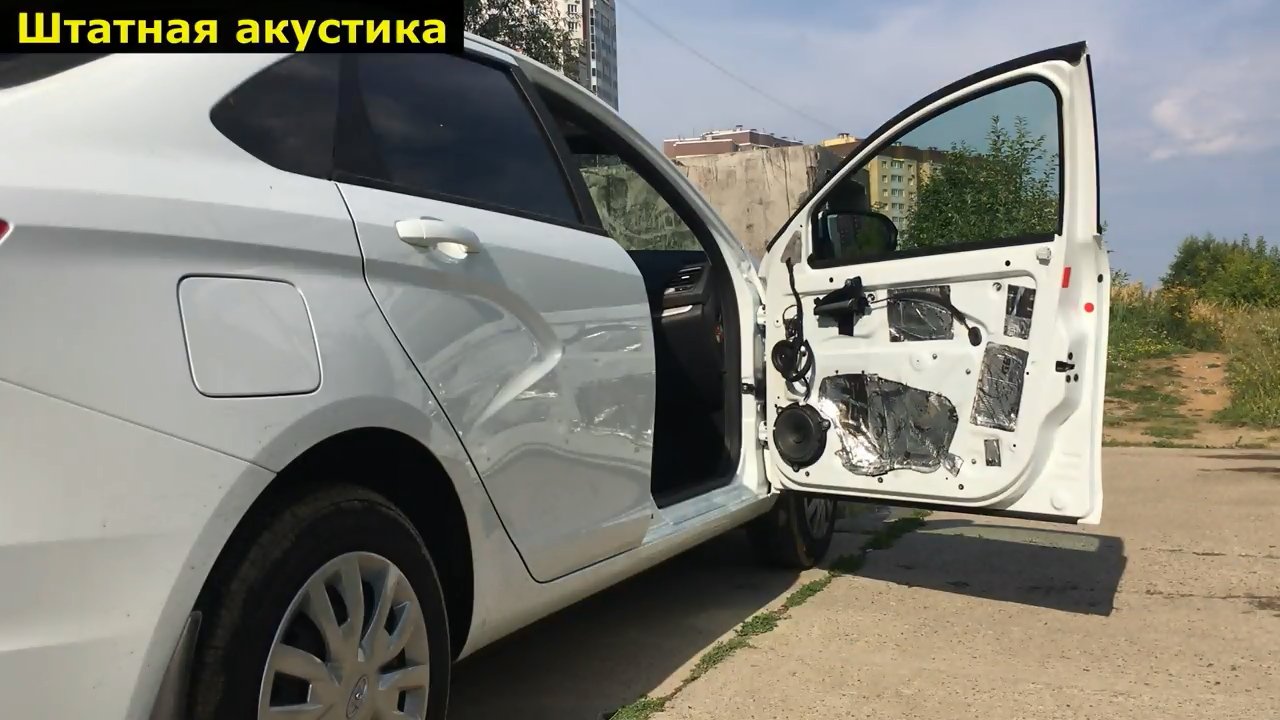 Сравнение звучания штатной акустики и акустического комплекта АК