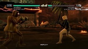 Tekken 6 (18) Nina vs Mokujin