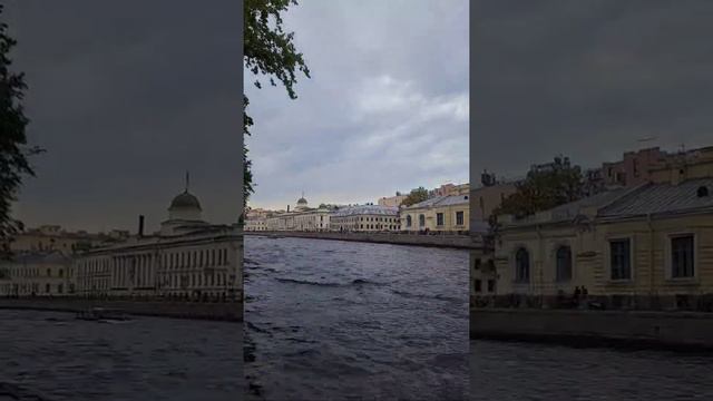 Northern Venice, Fontanka river, St.Petersburg 09.08.21, 4K video quality