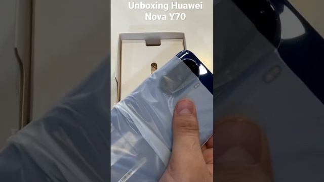 Unboxing Huawei Nova Y70               #technology #new #huawei #tecnologia