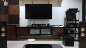 Klipsch RP-6000F + Yamaha Aventage RX-A3080 (without subwoofer) sound demo