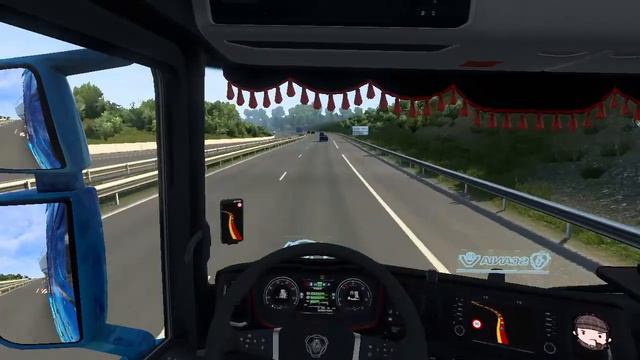 Euro Truck Simulator 2 1.48. ETS2 - Будни дальнобойщика. Перевозим грузы на SCANIA R730.