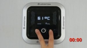 Поворот дисплея водонагревателя Ariston серии VELIS