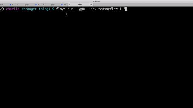 Using "floyd run" to train on FloydHub Cloud GPUs смотреть онлайн