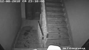 Порча камеры наблюдения в подъезде