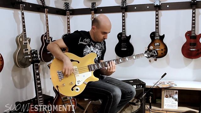 Epiphone Jack Casady Signature Bass - Demo by Gigi Andreone смотреть онлайн