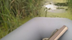 По тоннелю на лодочном болотоходе 7 сил.