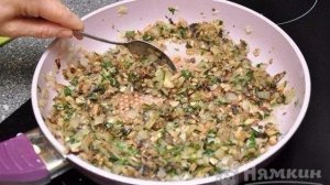 Котлеты из курицы с грибами и сыром