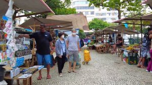 【4K】WALK ?? IPANEMA Street Market | Rio de Janeiro, Brazil 2023 vlog