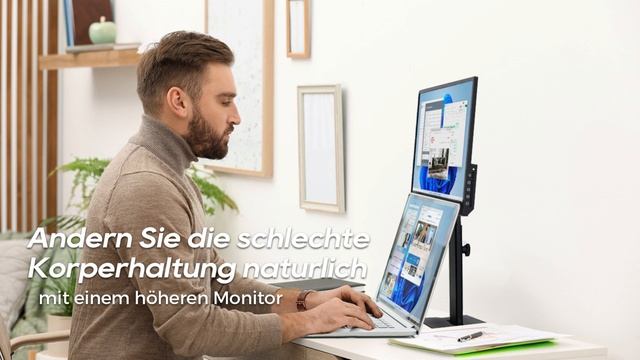 Arbeiten Sie mit gestapelten Dual-Monitoren–M161H Tragbarer Monitor｜GeChic｜GeChic смотреть онлайн