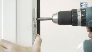 Монтаж балконной защелки Winkhaus BK