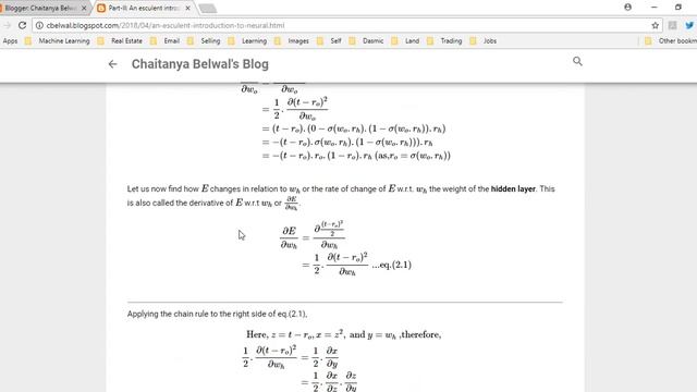 Backpropagation in Neural Network with Sigmoid Activation function смотреть онлайн