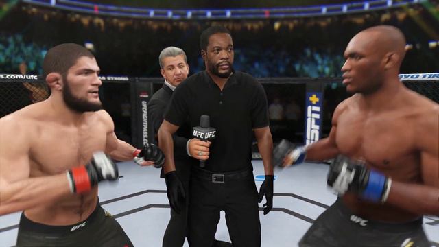 UFC 4 - Бой Хабиб Нурмагомедов Khabib Nurmagomedov VS Камару Усман Kamaru Usman смотреть онлайн