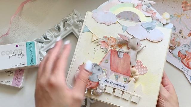 #СКРАПБУКИНГ: ОБЗОР ДЕТСКОГО АЛЬБОМА « В ОБЛАКАХ » смотреть онлайн