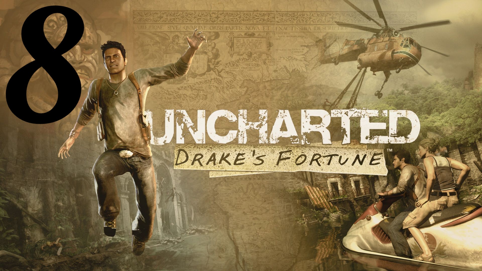 Uncharted: Drake’s Fortune ( Судьба Дрейка). Под землей) #8