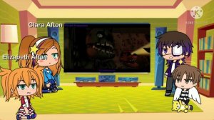 Семья Афтонов(-Уильям) реагируют на "our little horror story) //Gacha life\\ (лень)