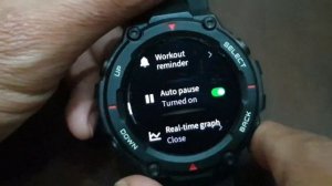 Amazfit T-Rex | How to Set Auto Pause Activity and Workout