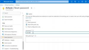 How to reset SSH key pair of Azure VM | How to use a new ssh key to connect with VM?