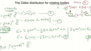 The Gibbs Distribution for Rotating bodies  ||Landau and Lifshitz Statistics (PHYMS-203)-lect 3.6 |