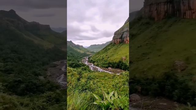 Perfect day in the moody Drakensberg mountains 😍