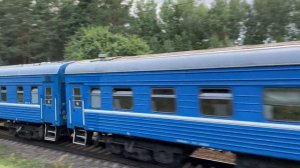 ТЭП70БС-084 мчит в сторону столицы с поездом №688Б Гродно - Минск