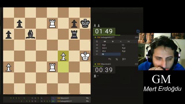 FM BABAGELDI VS GM MERT ERDOGDU Lichess смотреть онлайн