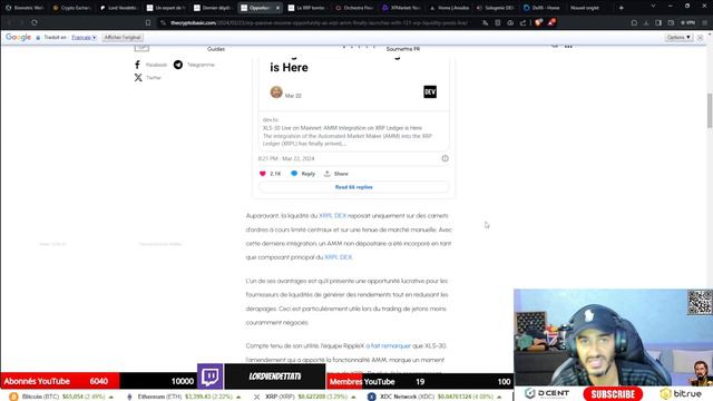 XRPL AMM est enfin lancé avec 121 pools de liquidité XRP en direct - LORD CRYPTO TV