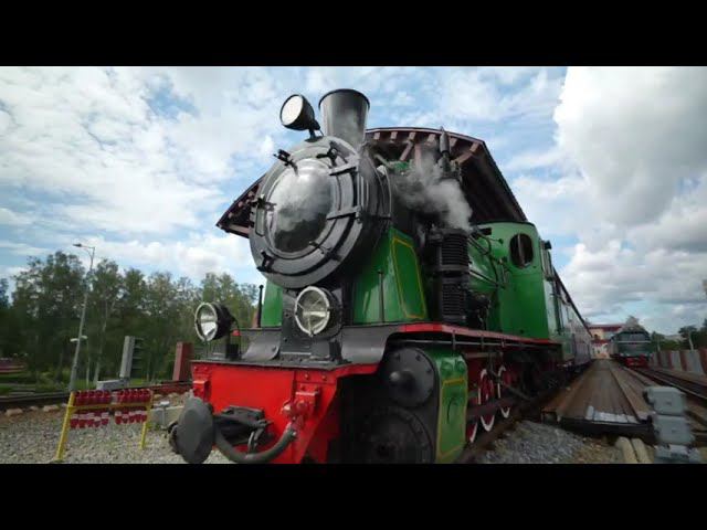 СвЖД вернула к жизни еще один редкий узкоколейный паровоз смотреть онлайн