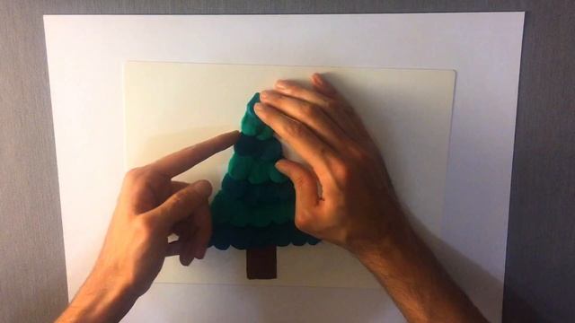 Как сделать елку из пластилина. Видеоинструкция смотреть онлайн