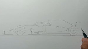 How to draw a FORMULA 1 Car step by step