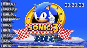SONIC THE HEDGEHOG 3 OST |1994 | SEGA GENESIS - complete soundtrack in one video