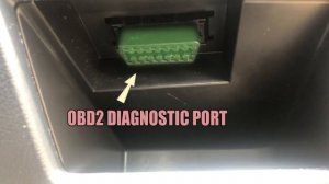 MAZDA 3 - OBD2 DIAGNOSTIC PORT LOCATION