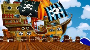 ФУТАЖ ДЕТСКИЙ ПИРАТСКИЙ КОРАБЛЬ